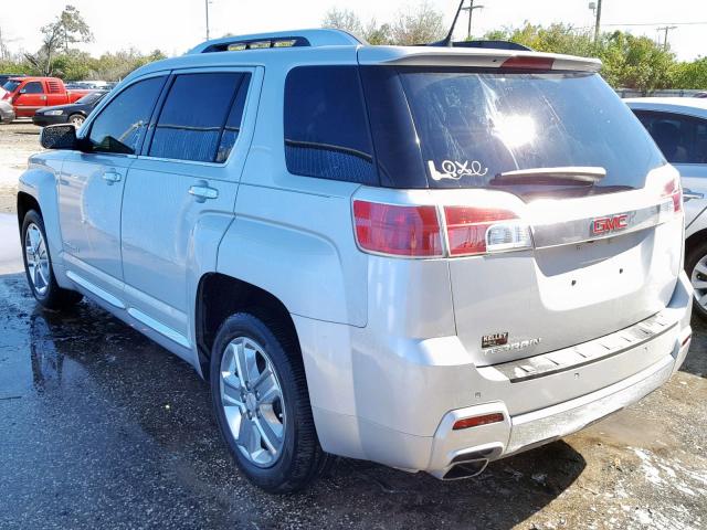 2GKALYEK4D6423394 - 2013 GMC TERRAIN DE SILVER photo 3