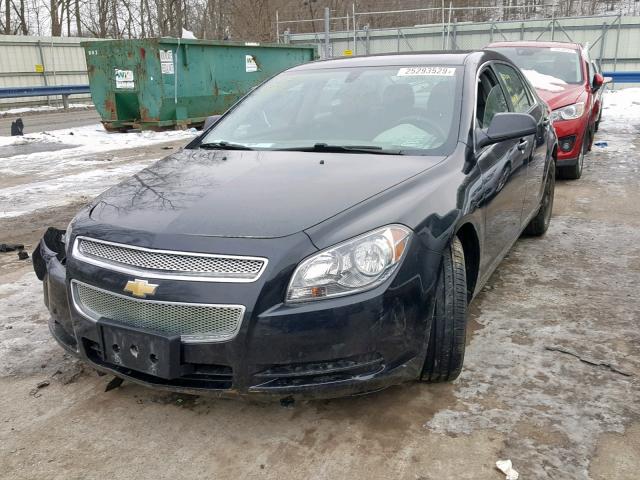 1G1ZB5E08CF284401 - 2012 CHEVROLET MALIBU LS BLACK photo 2