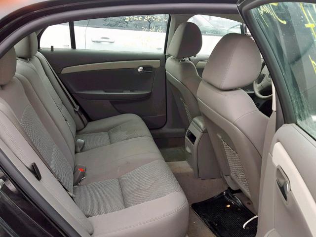 1G1ZB5E08CF284401 - 2012 CHEVROLET MALIBU LS BLACK photo 6