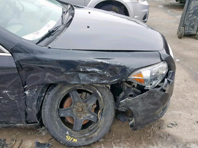 1G1ZB5E08CF284401 - 2012 CHEVROLET MALIBU LS BLACK photo 9