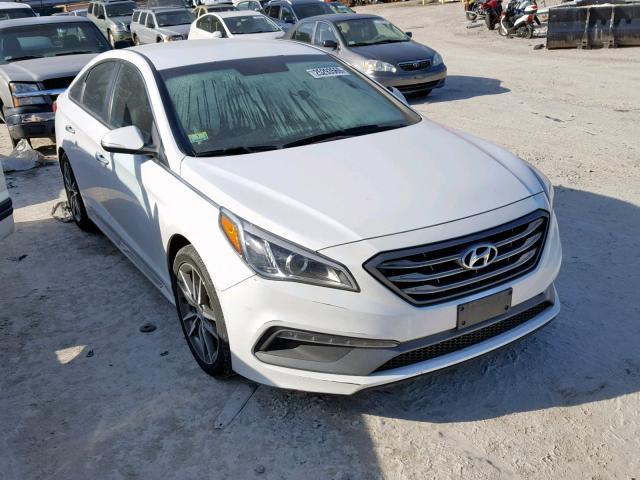 5NPE34AB4FH069807 - 2015 HYUNDAI SONATA SPO WHITE photo 1