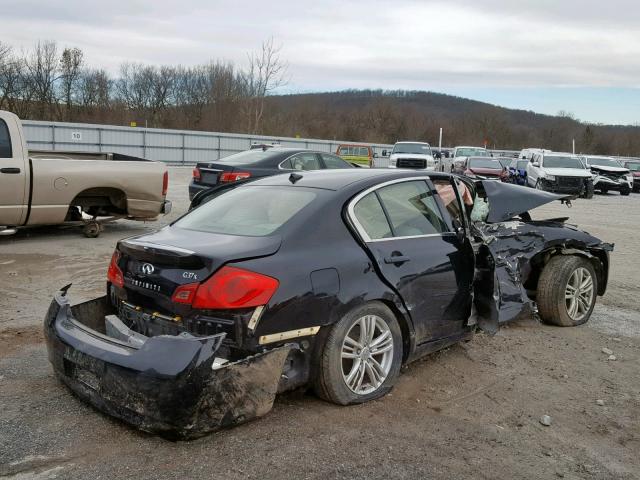 JN1CV6AR5BM402867 - 2011 INFINITI G37 BLACK photo 4