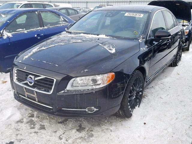 YV1902AH5D1166855 - 2013 VOLVO S80 T6 BLACK photo 2