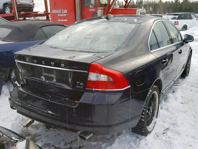 YV1902AH5D1166855 - 2013 VOLVO S80 T6 BLACK photo 4