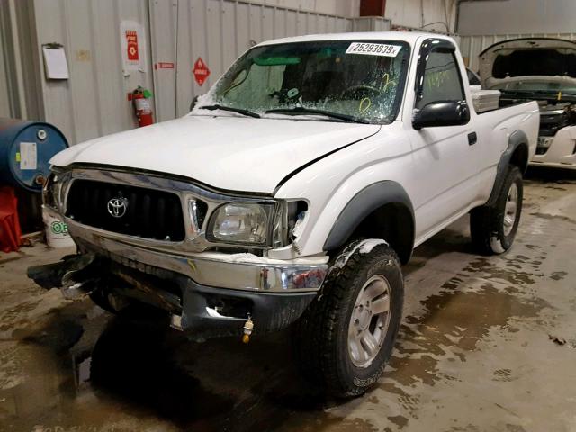 5TENM92NX3Z152590 - 2003 TOYOTA TACOMA PRE WHITE photo 2