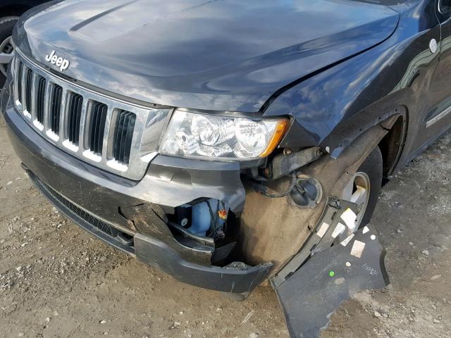 1J4RR4GG1BC529704 - 2011 JEEP GRAND CHER GRAY photo 9