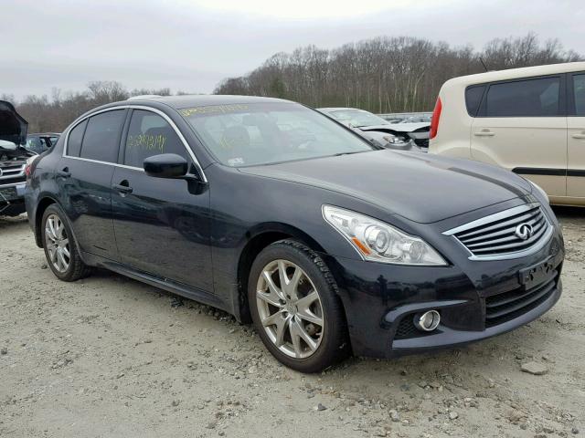 JN1CV6ARXCM976334 - 2012 INFINITI G37 BLACK photo 1