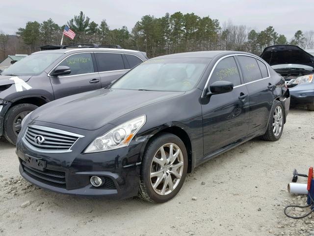 JN1CV6ARXCM976334 - 2012 INFINITI G37 BLACK photo 2