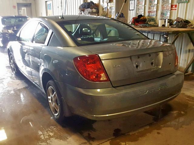 1G8AN15F97Z163528 - 2007 SATURN ION LEVEL CHARCOAL photo 3