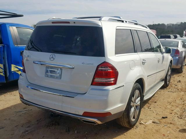 4JGBF7BE7BA650669 - 2011 MERCEDES-BENZ GL 450 4MA WHITE photo 4