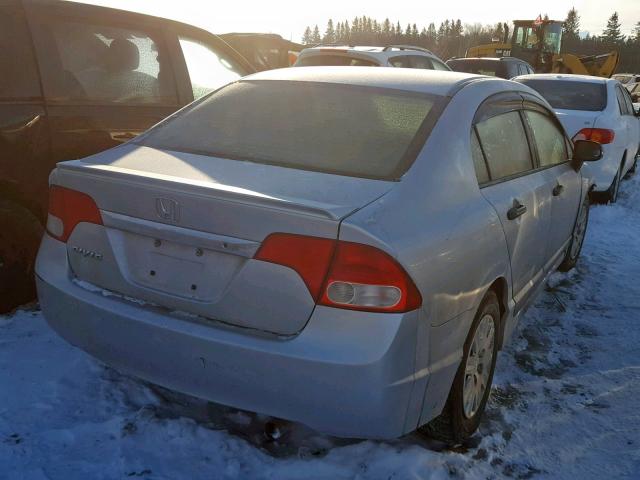 2HGFA16299H015564 - 2009 HONDA CIVIC DX SILVER photo 4