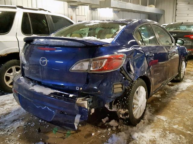 JM1BL1VF1C1503375 - 2012 MAZDA 3 I BLUE photo 4