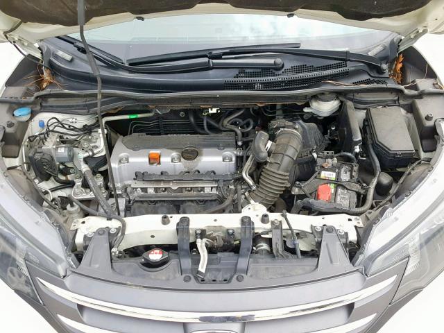 5J6RM3H72CL008872 - 2012 HONDA CR-V EXL WHITE photo 7