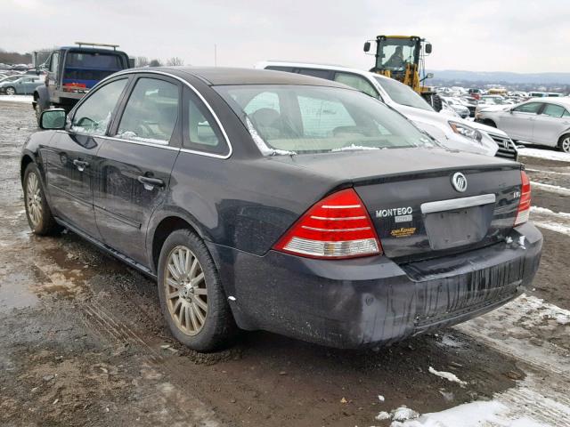 1MEHM43136G601517 - 2006 MERCURY MONTEGO PR BLACK photo 3