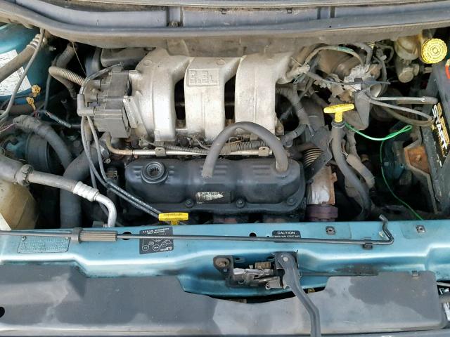 2B4GP25G2XR347550 - 1999 DODGE CARAVAN GREEN photo 7