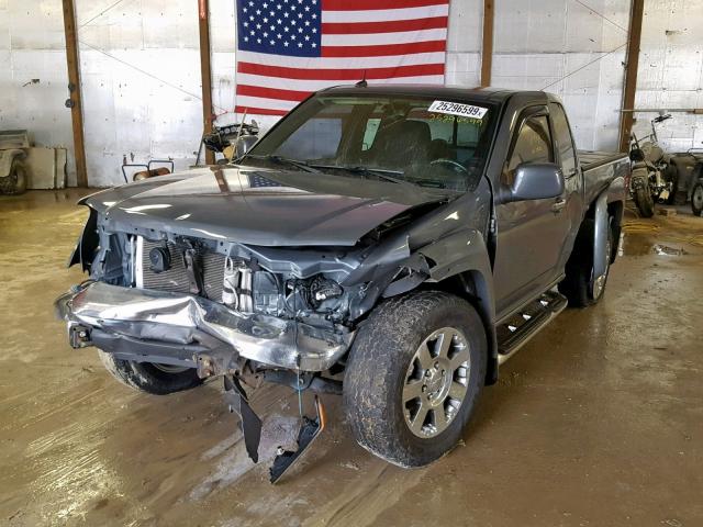1GCJTDFE2C8129935 - 2012 CHEVROLET COLORADO L GRAY photo 2