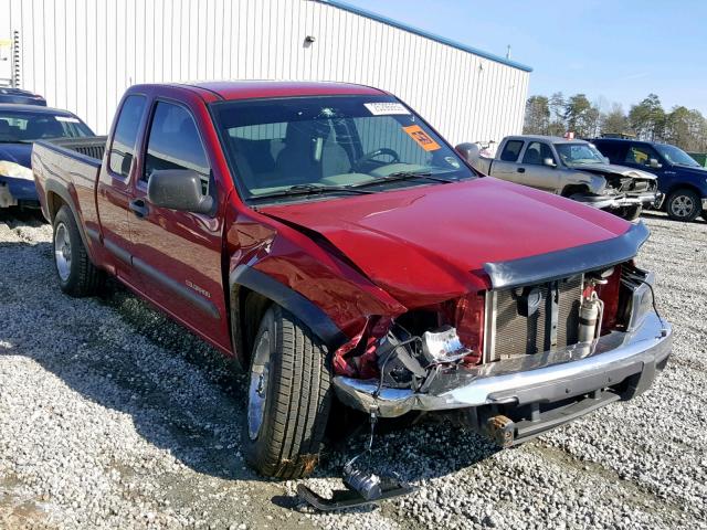 1GCDT196958250741 - 2005 CHEVROLET COLORADO MAROON photo 1