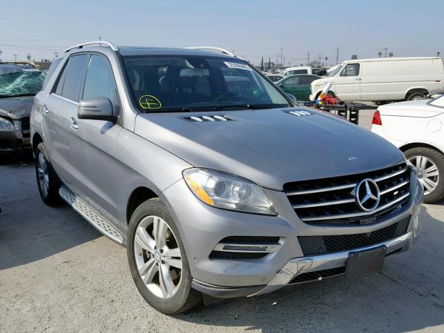 4JGDA5JBXEA377508 - 2014 MERCEDES-BENZ ML 350 GRAY photo 1