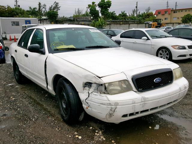 2FAHP71VX9X148856 - 2009 FORD CROWN VICT WHITE photo 1