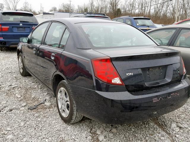 1G8AJ52F95Z109005 - 2005 SATURN ION LEVEL BLACK photo 3