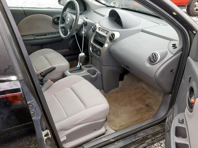 1G8AJ52F95Z109005 - 2005 SATURN ION LEVEL BLACK photo 5