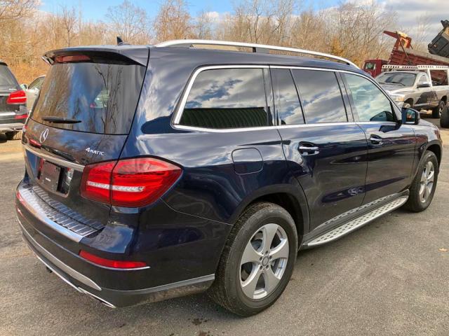 4JGDF6EE2HA846980 - 2017 MERCEDES-BENZ GLS 450 4M BLUE photo 4