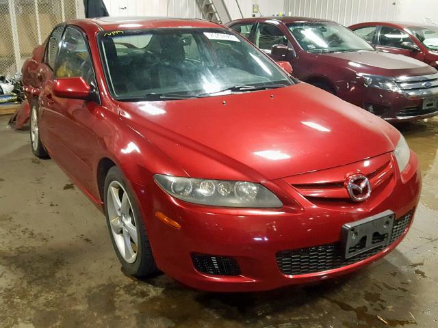 1YVHP80D475M25504 - 2007 MAZDA 6 S RED photo 1