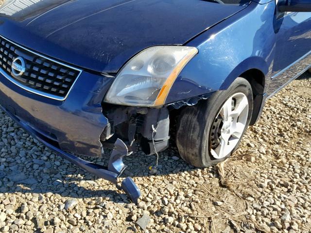 3N1AB61E78L649064 - 2008 NISSAN SENTRA 2.0 BLUE photo 9