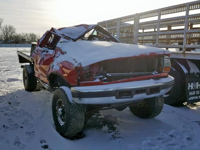 1FTHF36F8VEC47985 - 1997 FORD F350 RED photo 1