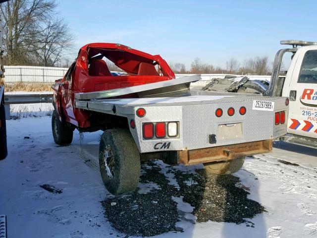 1FTHF36F8VEC47985 - 1997 FORD F350 RED photo 3