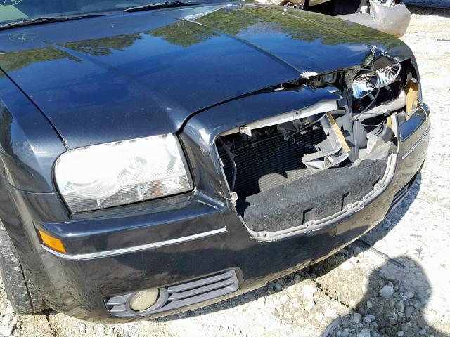 2C3KA53G66H127940 - 2006 CHRYSLER 300 TOURIN BLACK photo 9