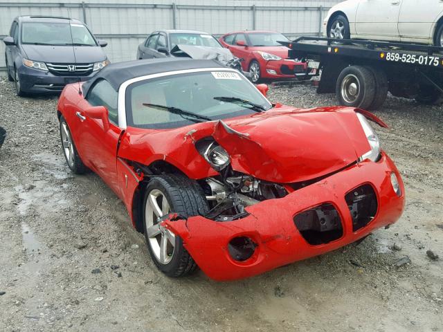 1G2MB35B57Y114342 - 2007 PONTIAC SOLSTICE RED photo 1