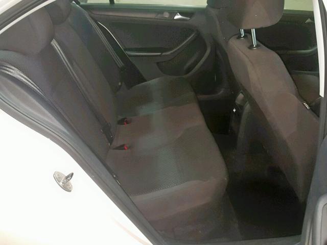 3VW2K7AJ5DM270344 - 2013 VOLKSWAGEN JETTA BASE Սպիտակ լուսանկար 6