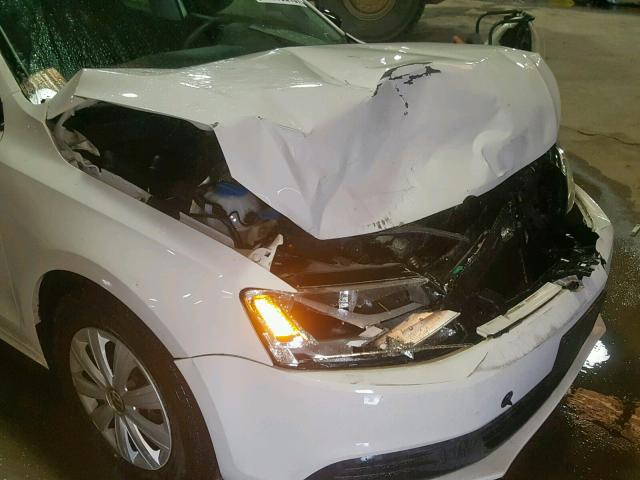 3VW2K7AJ5DM270344 - 2013 VOLKSWAGEN JETTA BASE Սպիտակ լուսանկար 9
