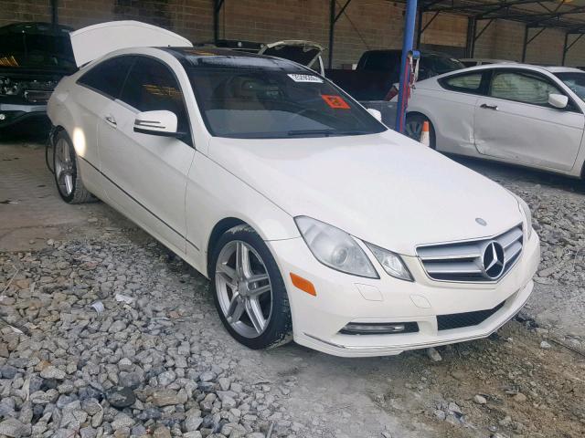 WDDKJ5KBXDF207828 - 2013 MERCEDES-BENZ E 350 WHITE photo 1