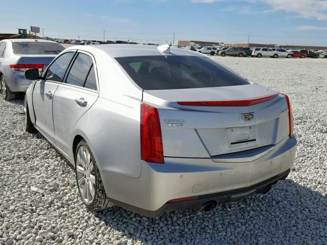 1G6AB5RX3G0148037 - 2016 CADILLAC ATS LUXURY SILVER photo 3