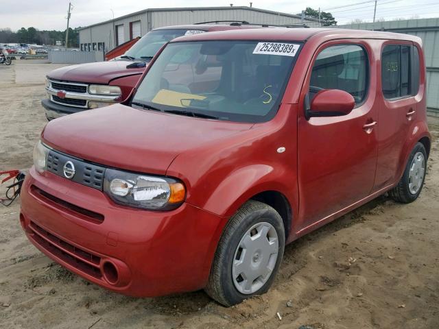 JN8AZ2KR2BT202748 - 2011 NISSAN CUBE BASE RED photo 2