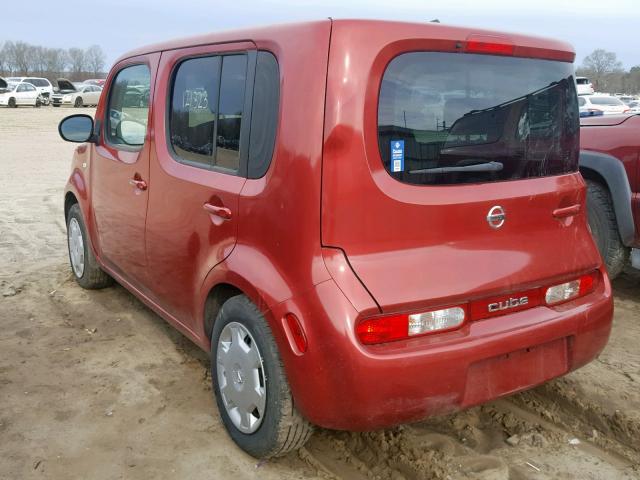 JN8AZ2KR2BT202748 - 2011 NISSAN CUBE BASE RED photo 3