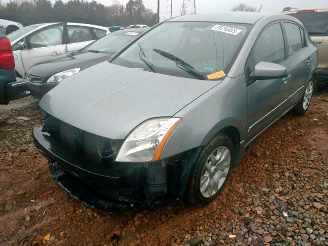 3N1AB6AP7CL674783 - 2012 NISSAN SENTRA 2.0 GRAY photo 2