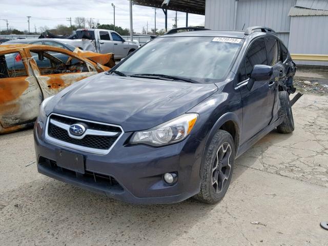 JF2GPACC2DH839484 - 2013 SUBARU XV CROSSTR GRAY photo 2