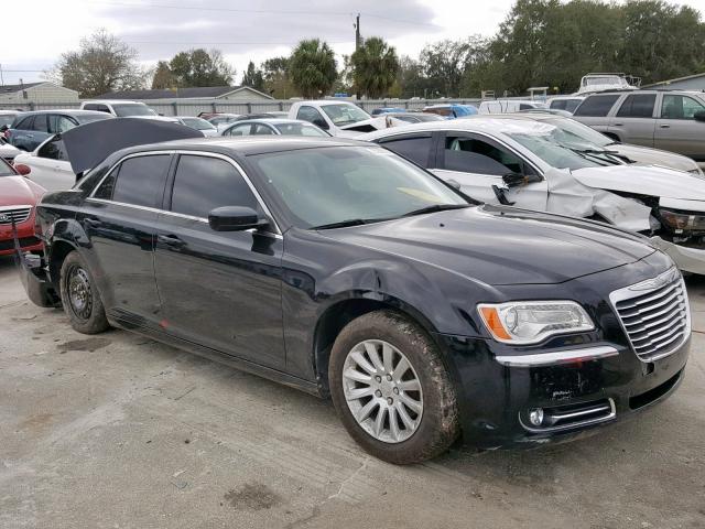 2C3CCAAGXDH589408 - 2013 CHRYSLER 300 BLACK photo 1