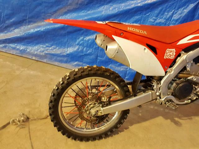 JH2ME1233JK001740 - 2018 HONDA CRF250 R RED photo 6