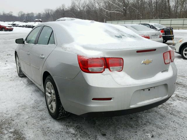 1G11D5SRXDF147701 - 2013 CHEVROLET MALIBU 1LT ვერცხლისფერი ფოტო 3