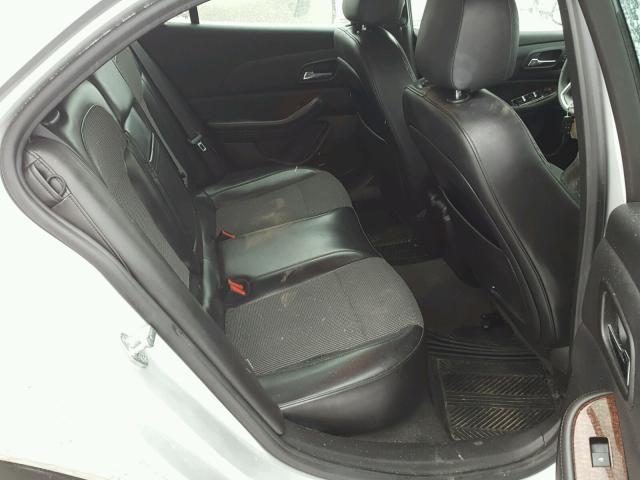 1G11D5SRXDF147701 - 2013 CHEVROLET MALIBU 1LT ვერცხლისფერი ფოტო 6