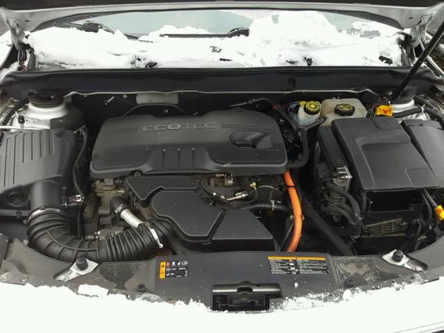 1G11D5SRXDF147701 - 2013 CHEVROLET MALIBU 1LT ვერცხლისფერი ფოტო 7