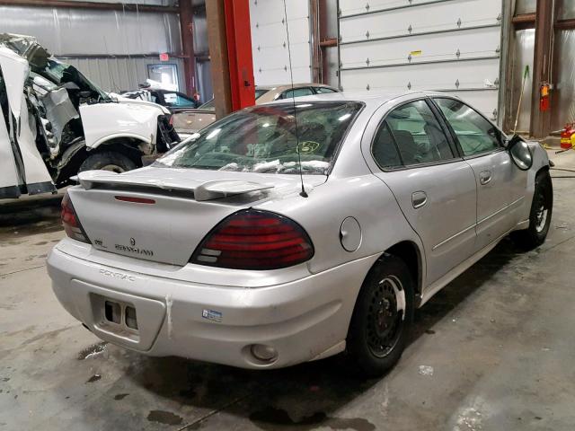 1G2NE52E05M218604 - 2005 PONTIAC GRAND AM S SILVER photo 4