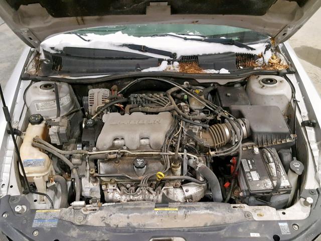 1G2NE52E05M218604 - 2005 PONTIAC GRAND AM S SILVER photo 7