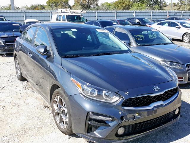 3KPF24AD7KE032922 - 2019 KIA FORTE FE GRAY photo 1