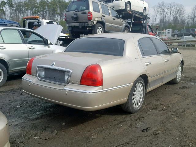 1LNHM81W65Y667586 - 2005 LINCOLN TOWN CAR S GOLD photo 4