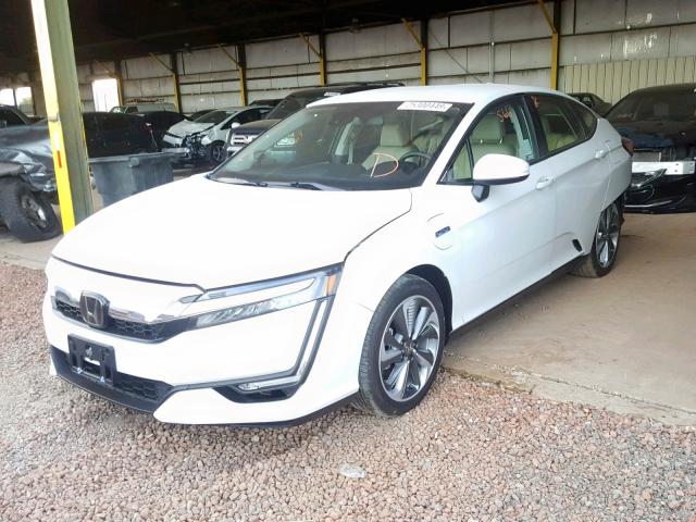 JHMZC5F16JC015709 - 2018 HONDA CLARITY WHITE photo 2